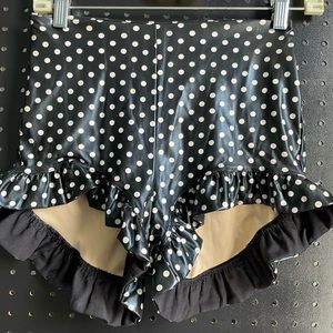 Blackmilk Polka Party Roller Shorts size S